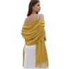 RIIQIICHY, Sciarpa da donna calda e invernale, per matrimoni, adatta come pashmina, scialle, mantella e coperta