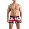 GFM® UJ-BOXER1 - Mutande Boxer da Uomo con Bandiera Britannica, Bianco, Rosso, Blu, M