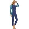 TaissBocco Full Swimming Costume Burkini for Women Modest Girls Swimsuit Islamic Swimwear Plus Size