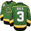 JKNAKN 3 Ross The Boss Rhea ST John's Shamrocks - Maglia da hockey con toppa EMHL, colore: Bianco/Verde