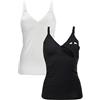 Herzmutter Canotta Allattamento Cotone - Oeko Tex 100 -Top Premaman Allamento - Reggiseno Integrato - Canottiere Allatamento - 5400