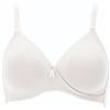 Lepel Reggiseno Donna Belseno Segreto Cotton 355, Incrociato Senza Ferretto Preformato in Cotone, Effetto Naturale, Comfort Quotidiano