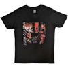 Rock Off officially licensed products System Of A Down T Shirt Painted Faces Band Logo Nuovo Ufficiale Uomo Nero