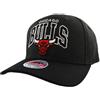 Mitchell & Ness Snapback - Berretto NBA Team Arch G2 Chicago Bulls Charcoal/Black, grigio., Taglia unica