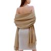 RIIQIICHY, Sciarpa da donna calda e invernale, per matrimoni, adatta come pashmina, scialle, mantella e coperta