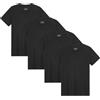 DANISH ENDURANCE T-Shirt Uomo Cotone, Senza Etichetta, Pacco da 1,2 o 4 | T-shirt in cotone e modal, morbida senza etichetta con cuciture piatte, per uso quotidiano e sport leggero