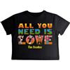Rock Off officially licensed products The Beatles Yellow Submarine Aynil Stacked Crop Top