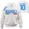 Vestipassioni Felpa Napoli Cappuccio Sport Tifosi Ultras Calcio Supporter Made in Italy
