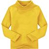 marcLuis - Lupetto a Manica Lunga Bimbo Bimba in Morbido Tessuto Interlock Pettinato Caldo Cotone, Confezione da 3 Pezzi, Prodotto Italiano