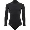 Ready4Dance® Body da Ballo Bambino con Collo Lupetto | Da 6 a 16 Anni | Chiusura a 3 Bottoni Inferiore | Made in Italy | Tessuto Tecnico Traspirante,Nero 6 Anni