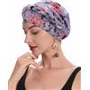 ZLYC Berretto da chemioterapia da Donna, Pre-Legato, Turbante Leggero | Copricapo annodato africano