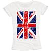 MAKAYA T-shirt bandiera inglese UNION JACK maglietta donna