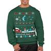 Graphic Impact Inspired Space War Theme Galaxy Spray Ugly Xmas Jumper Felpa Natale Adulti Unisex Maglione Maglione Natale Maglione