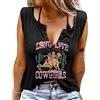 Sxkayxr Top Canotta Donna Estiva Grafica Casual Scollo a V Camicetta Donna Sexy T Shirt Donna Senza Maniche Canotte Top Donna Elegante