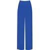 SXME MIGHT SAY Pantaloni a gamba larga da donna dei migliori pantaloni palazzo del Regno Unito, pantaloni larghi in crêpe perfetti per l'ufficio o la notte fuori jersey elasticizzato a vita alta Smart