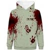 Generic Felpa con Cappuccio Maniche Lunghe con Stampa di, vestibilità Ampia Casual | Maglioni Rossi Collo Alto Bianco Fucsia Larghe Bottoni Panda Supply Vendute Verdi Pipistrello Mbappe Azzurro