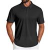 COOFANDY Polo Uomo Estate Sport Maniche Corte Polo Tinta Unita Slim Fit Golf Polo T-Shirt