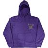 Black Sabbath Felpa con Cappuccio Henry Pocket Band Logo Nue Ufficiale Unisex Viola