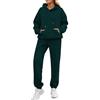 SCBFDI Tuta Donna Sportiva, Completo Elegante Donna, Tuta da Ginnastica Autunno Manica Lunga Taglia Grossa Due Pezzi Salotto Moderno più Morbido Tinta Unita