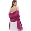 RIIQIICHY, Sciarpa da donna calda e invernale, per matrimoni, adatta come pashmina, scialle, mantella e coperta