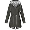 Generico Giacca Softshell Donna Traspirante Sportivo Termico Antivento | Raincoat Di Alta Qualità Resistente Elegante Trekking Giacca Invernale Donna Comodo Con Cappuccio Casual