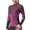 Risalti Maglia Termica Donna Manica Lunga Energy - Lupetto Traspirante a Compressione, Intimo Termico Senza Cuciture ed Etichette per Sci, Trekking, Running, Ciclismo - Made in Italy