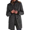 SCBFDI Parka Donna, Giubbotto Bambina Invernale Parka Donna Taglia Grossa Scuola Casuale Manica Lunga Vacanza Tinta Unita Adatto Comodo Pulsante Senza Colletto