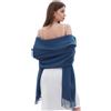 RIIQIICHY, Sciarpa da donna calda e invernale, per matrimoni, adatta come pashmina, scialle, mantella e coperta