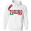 Vestipassioni Felpa Torino Cappuccio Sport Tifosi Ultras Calcio Supporter Made in Italy