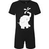 Landofgenie Onesie per Gli Uomini Cotone One Piece Body One Piece Romper per Gli Uomini Fury Elephant Print