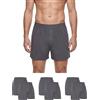 DANISH ENDURANCE Boxer Uomo Larghi in bambù, Comodi e Traspiranti, 6 Paia | Boxer in bambù, morbidi e traspiranti, vita elasticizzata, per uso quotidiano e relax