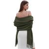 RIIQIICHY, Sciarpa da donna calda e invernale, per matrimoni, adatta come pashmina, scialle, mantella e coperta