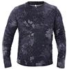 Zhiyuanan Uomo Tattico Mimetiche Magliette Manica Lunga All'aperto Asciugatura Veloce Girocollo Caccia Militare Combattere Escursionismo Fitness Sport Camouflage T Shirt Top