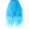Bridesmay Gonne in Tulle da Donna, Linea ad A, soffice Rete a Strati, Gonna a tutù Lunga per Halloween, Tea Party