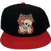 Iron Maiden Rock off Officially Licensed Products Metallica The Shortest Straw Rosso Eyes Snapback Cappellino da Baseball Size One Size