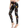 Kamviluer Leggings di Halloween Donne Costume di Halloween Leggings Esecuzione Scheletro Stretti Stretch Divertente Pantaloni Yoga