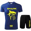 Zena Padel Zena divisa padel T-SHIRT E PANTALONCINO - uomo abbigliamento completo - kit tecnico pantaloncini con tasche - paddle completino cool dry - paddel made italy shark