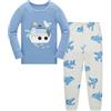 Colobe Pigiama Ragazzo Squalo Astronauta Razzo Cotone Lungo Pyjama Sets Vestiti Bambino Invernale Due Pezzi Impostato Natalizio Regalo per Ragazzi 1-12 Anni