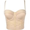 Woboren Corsetto da Donna con Reggiseno,Top Corto con Bustino di Strass