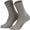 Piarini - 8 paia di calze unisex senza elastico - vestibilità comoda - elastan e fascia comfort in piqué