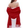 RIIQIICHY, Sciarpa da donna calda e invernale, per matrimoni, adatta come pashmina, scialle, mantella e coperta