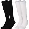 Mysocks Calzini al Ginocchio Unisex Tinta Unita in Cotone Extra Fine Pettinato | Punta senza cuciture