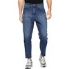 Carrera Jeans Uomo in Denim, Blu Medio con Piccole Rotture e Baffi (50)