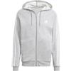 Adidas Essentials French Terry 3-Stripes Full-Zip Hoodie Felpa con Cappuccio Uomo (Pacco da 1)