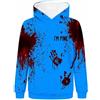 Generic Felpa con Cappuccio Maniche Lunghe con Stampa di, vestibilità Ampia Casual | Maglioni Rossi Collo Alto Bianco Fucsia Larghe Bottoni Panda Supply Vendute Verdi Pipistrello Mbappe Azzurro