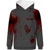 Generic Felpa con Cappuccio Maniche Lunghe con Stampa di, vestibilità Ampia Casual | Maglioni Rossi Collo Alto Bianco Fucsia Larghe Bottoni Panda Supply Vendute Verdi Pipistrello Mbappe Azzurro