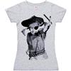 Logoshirt® Pippi Calzelunghe I Pirata I Maglietta I T-Shirt Stampate I Donna I Bianco I Design Originale su Licenza I Taglia