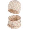 Cheerful Mario Cotone Berretto e Sciarpa Scaldacollo Coordinati per Bambini Modello Carino Neonato Cappello y Sciarpa