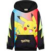 Pokémon Felpe con Cappuccio per Bambini Ragazzi Adolescenti Pikachu Felpa Comoda con Tasca a Canguro Regalo Bambino