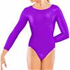 BOOM Prime Body da bambina a maniche lunghe, per danza classica, elasticizzato, per ginnastica, sport, atletica, età 5-14 anni